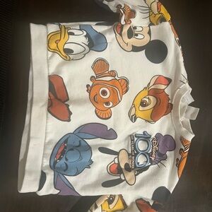 Zara Kids Disney Character Sweatshirt - White, Blue, Orange, Red